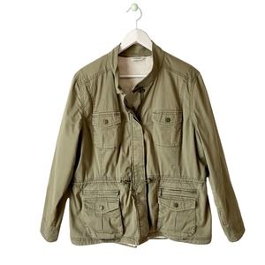 L.L. Bean Fleece-Lined Utility/Field Jacket Size XL Petite